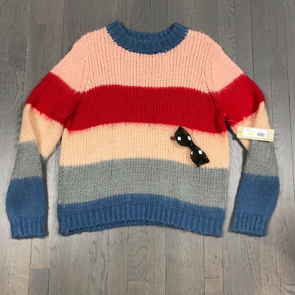 RD Style Sweaters - NWT RD Style Colorblock Stripe Chunky Knit Sweater